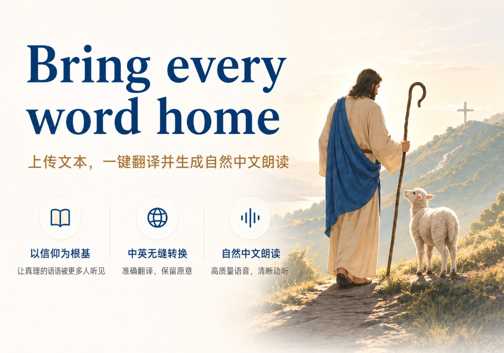 Bring every word home